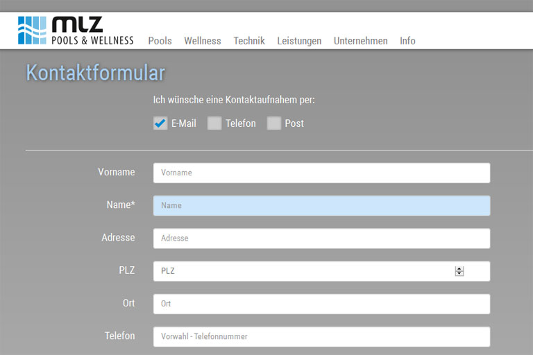 Kontaktformular